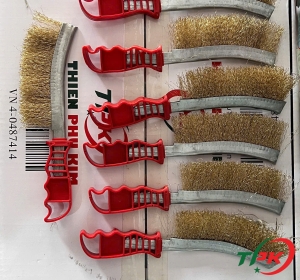 chổi chà gỉ cầm tay cán đỏ